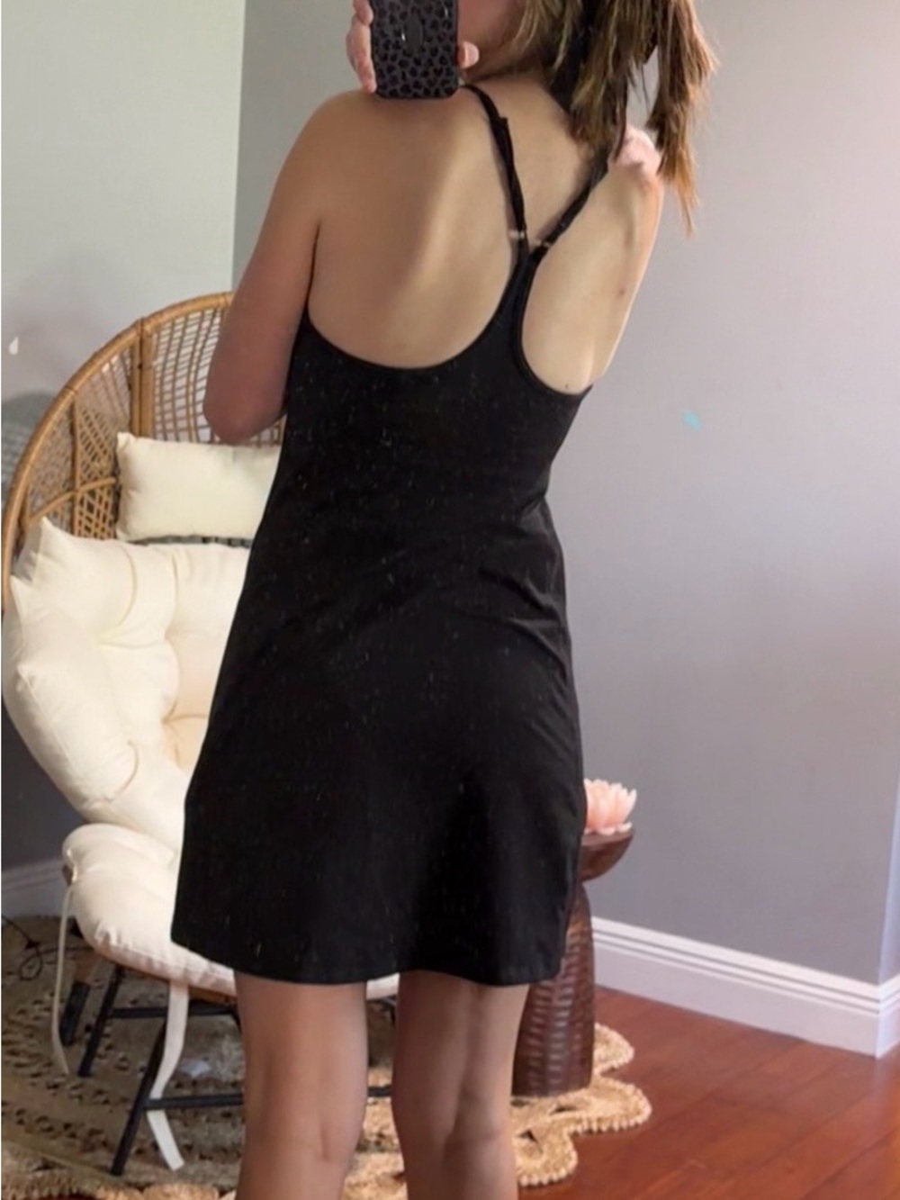 Old Navy Olive Green and Black athletic Dress - Picture 4 of 4